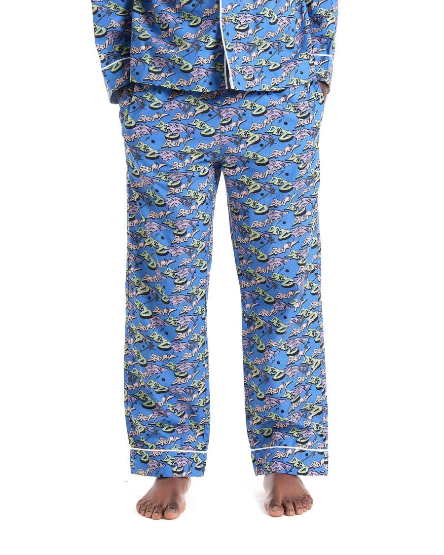 Brain Dead Multi-Color Graphic Print Pajama Pants | Streetwear Sleepwear