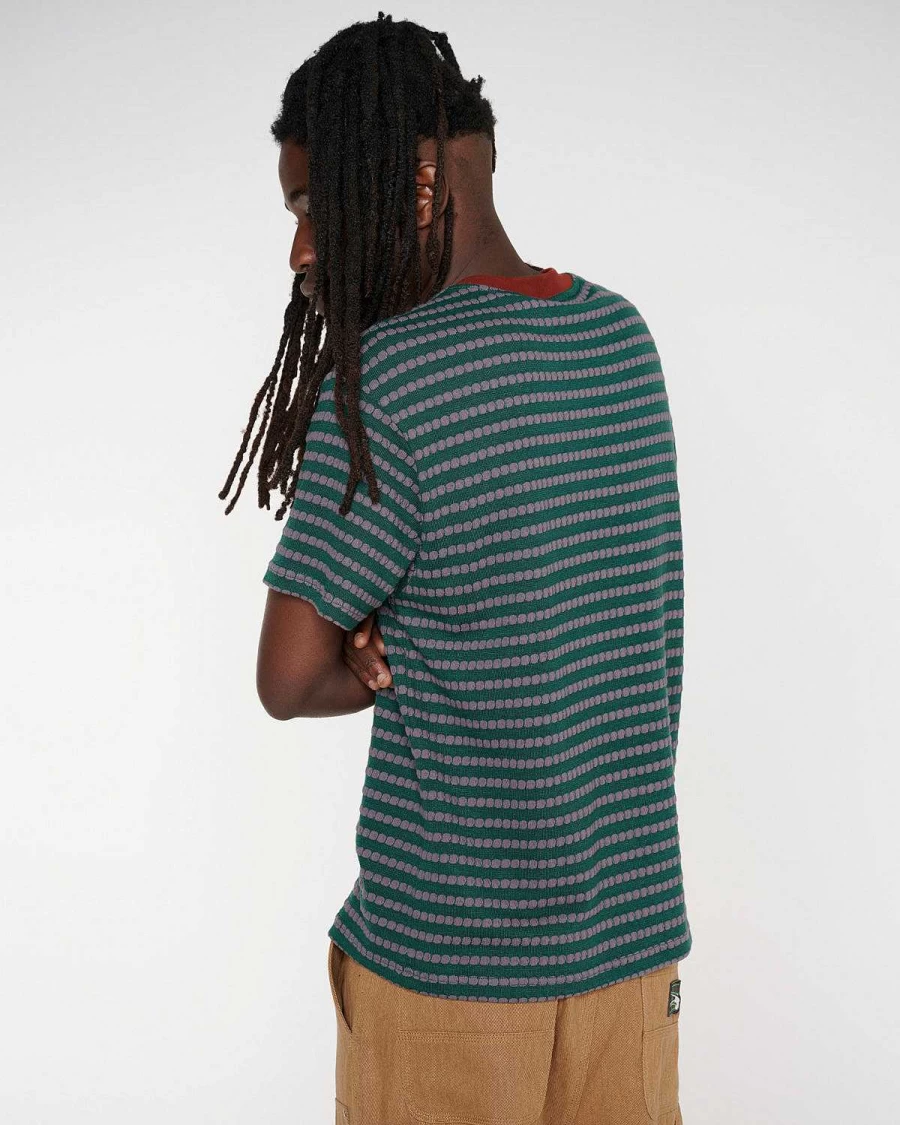 Raised Dot Striped T-Shirt