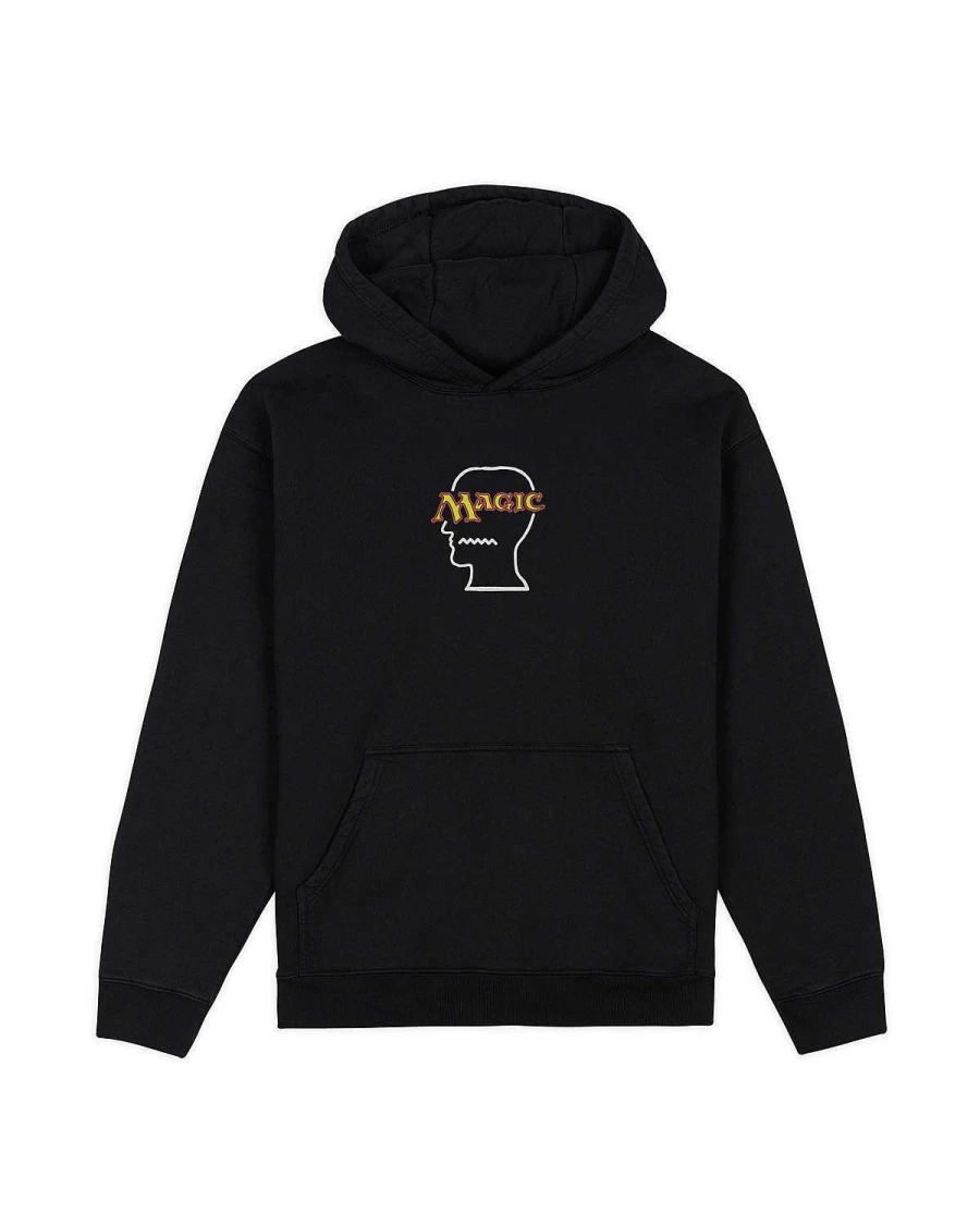 Brain Dead x Magic: The Gathering Logo Lockup Hoodie - Black Pullover Collaboration Streetwear