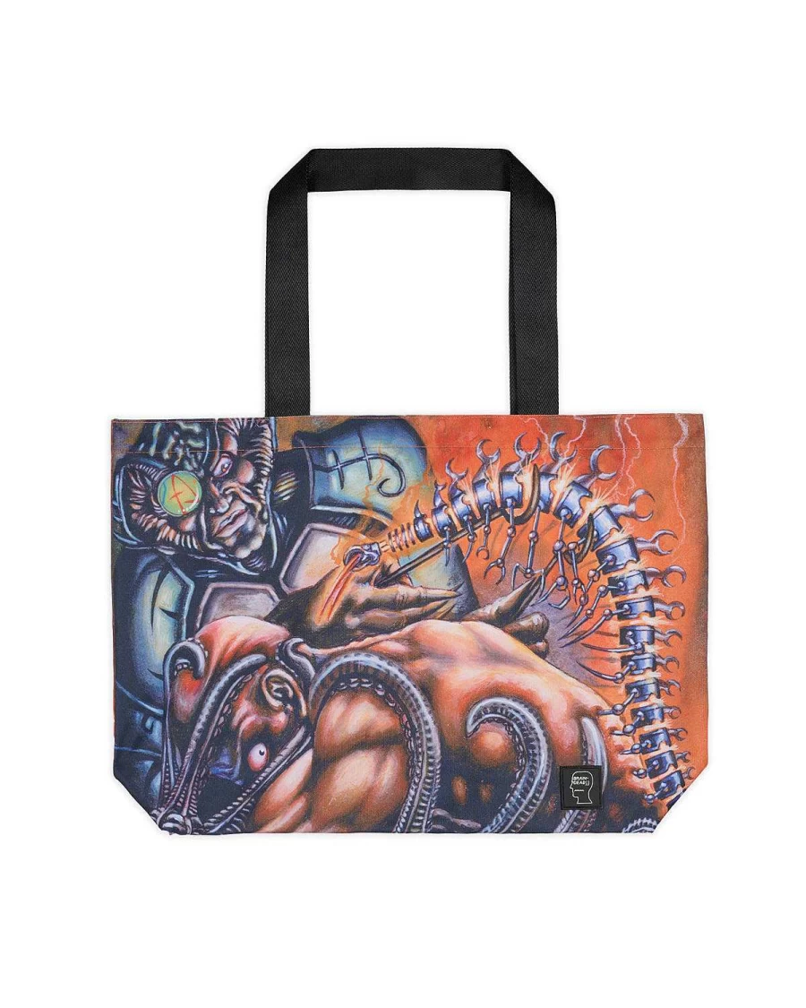 Brain Dead X Magic: The Gathering Spinal Graft Tote Bag - Orange