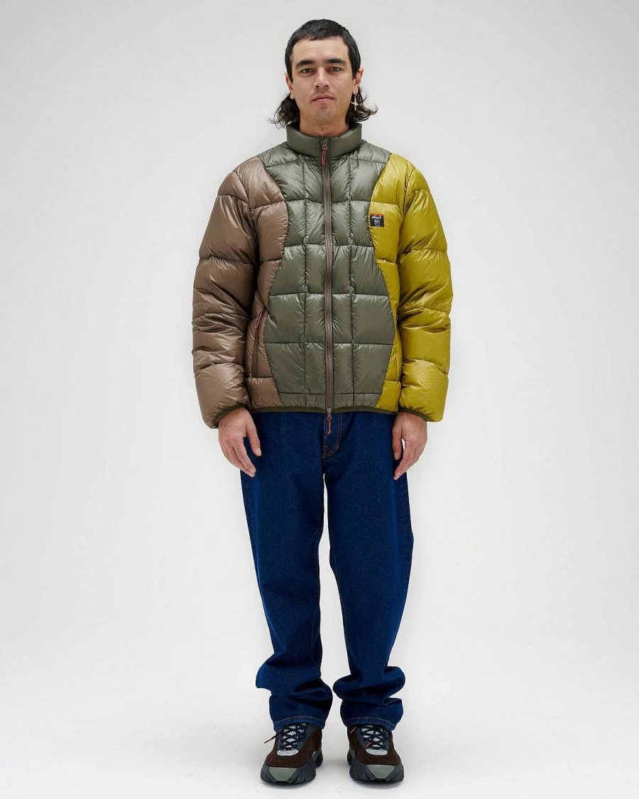 Brain Dead & Nanga Collaboration Organic Cotton Insulated Puffer Jacket | Multi-Color Streetwear Winter Coat