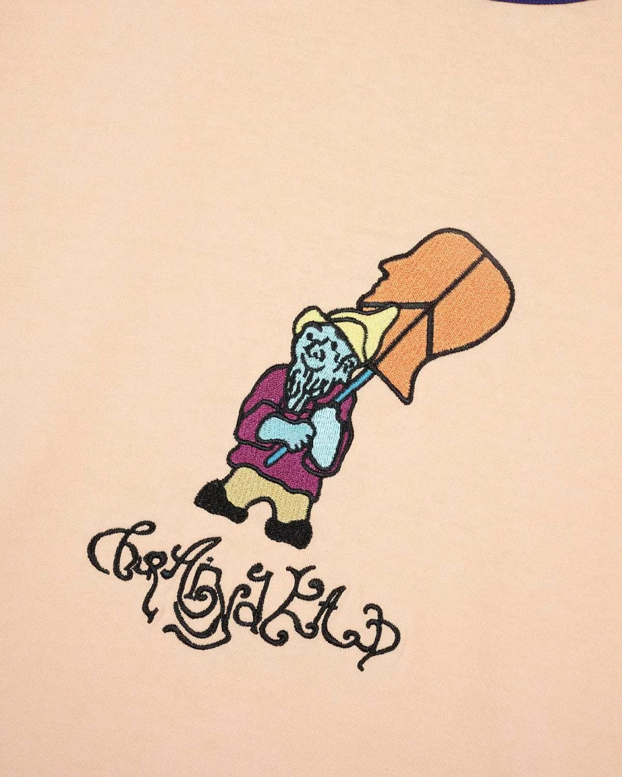 Gnome Short Sleeve Ringer Tee - Squash