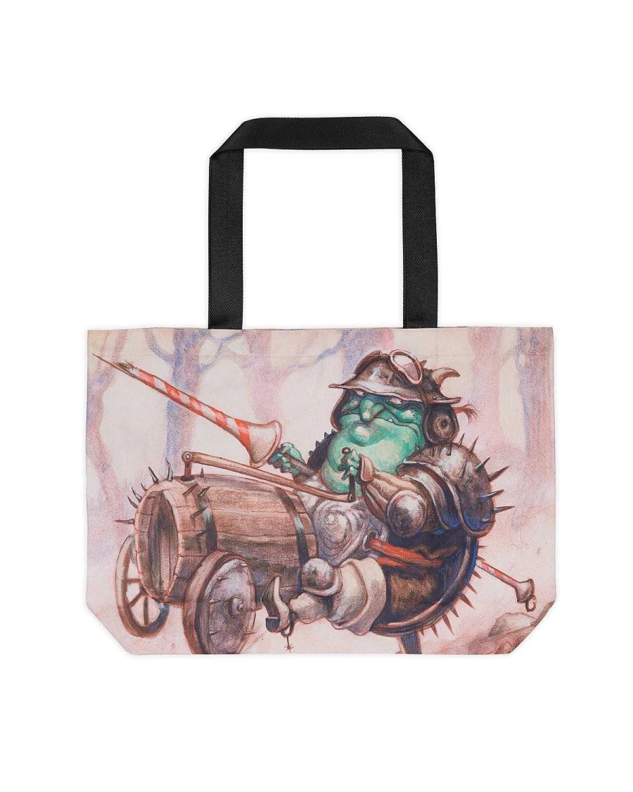 Brain Dead X Magic: The Gathering Goblin War Buggy Tote Bag - Tan