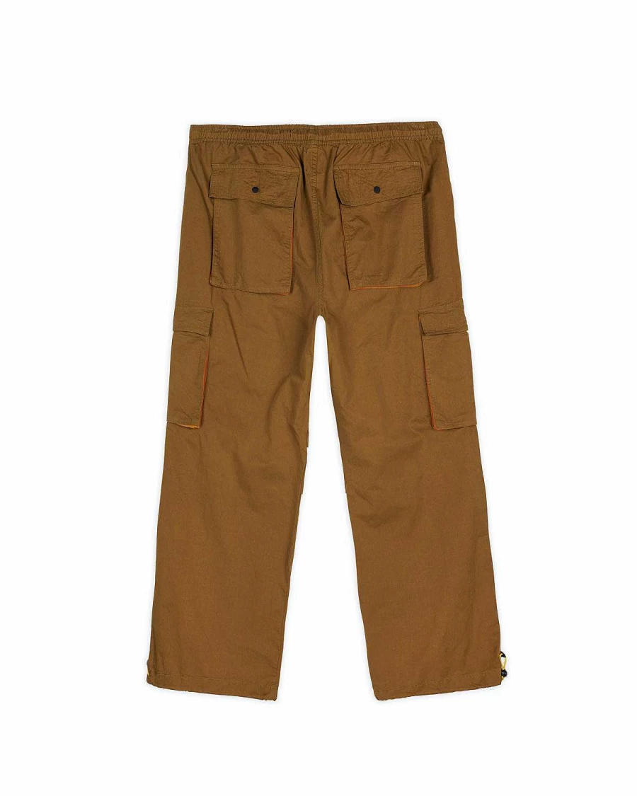 Brain Dead Adjustable Duck Brown Skateboarding Pants | Men's Streetwear Trousers with Custom Fit