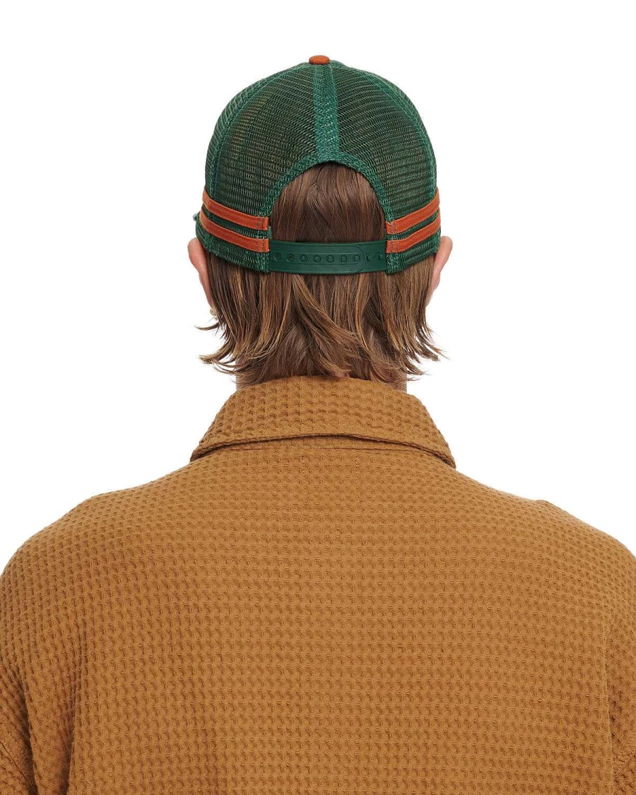 Logohead 5 Panel Trucker Cap - Mallard