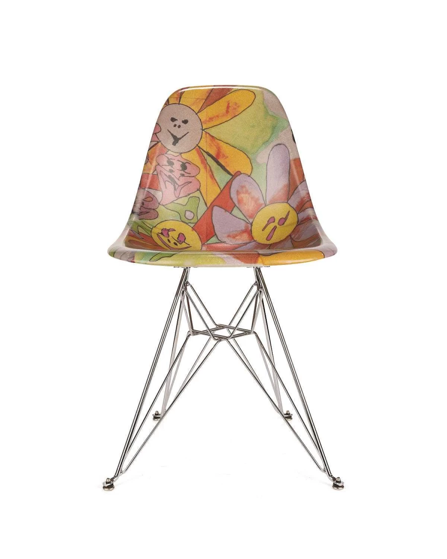 Brain Dead X Modernica Leomi Sadler "Puzzle Flowers Harvest" Case Study® Furniture Shell Chair