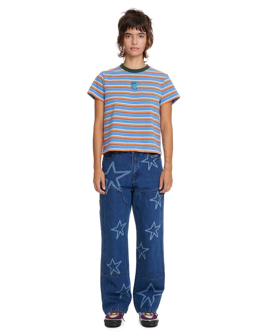 Classics Striped Baby Tee - Orange Multi