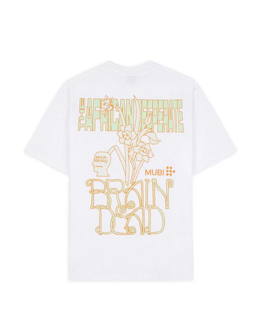 Brain Dead X Mubi The African Desperate T-Shirt - White
