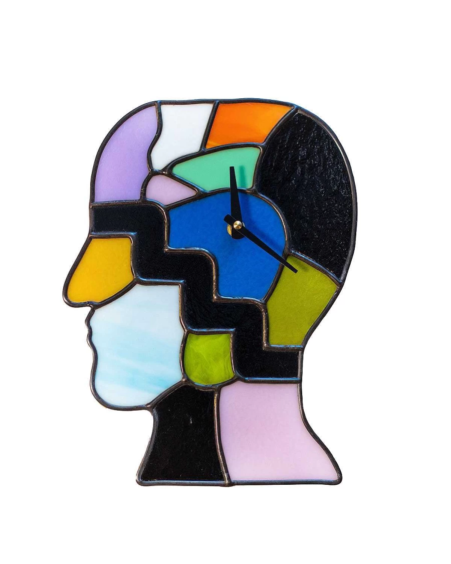 Kerbi Stained Glass Clock