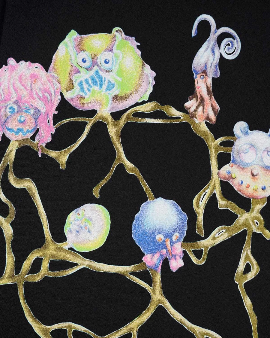 Gaspar Twig Friends T-Shirt - Black