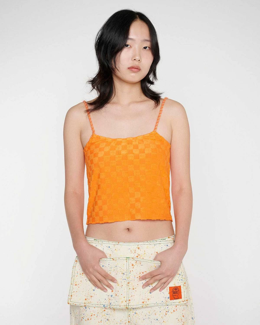Check Burnout Cami Top