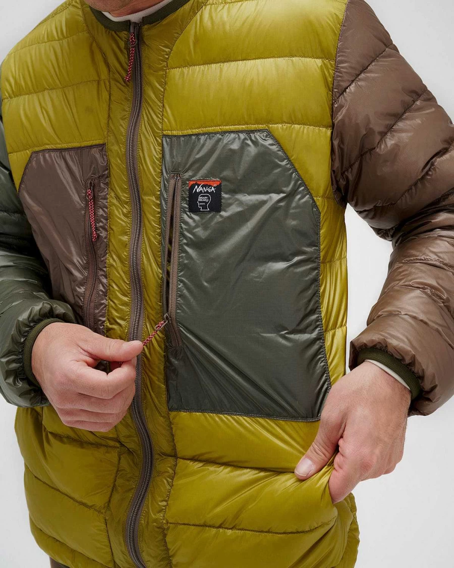 Brain Dead x Nanga Collaborative Multi-Color Paneled Puffer Jacket | Limited Edition Streetwear Outerwear