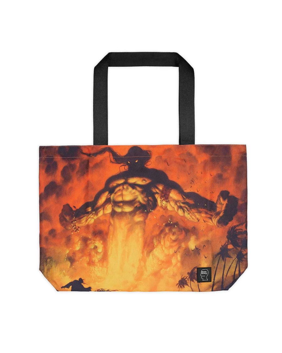 Brain Dead X Magic: The Gathering Mahamoti Djinn Tote Bag - Fire Red