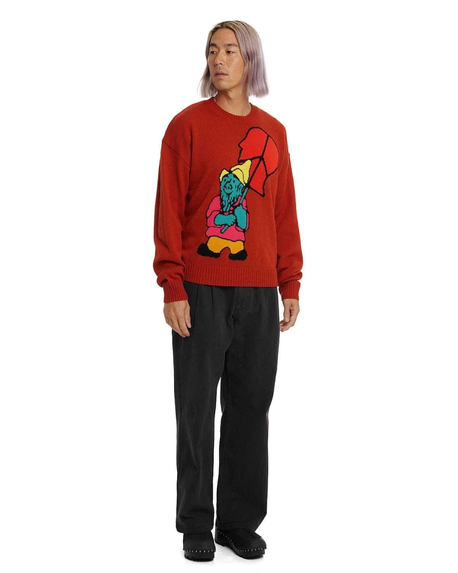 Brain Dead Terracotta Gnome Sweater | Casual Streetwear Pullover