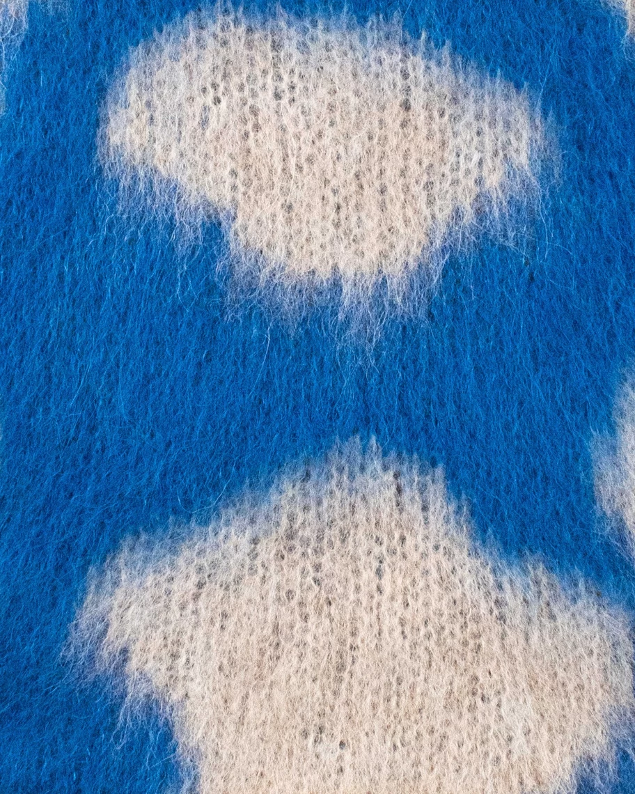 Cow Print Beanie - Taupe