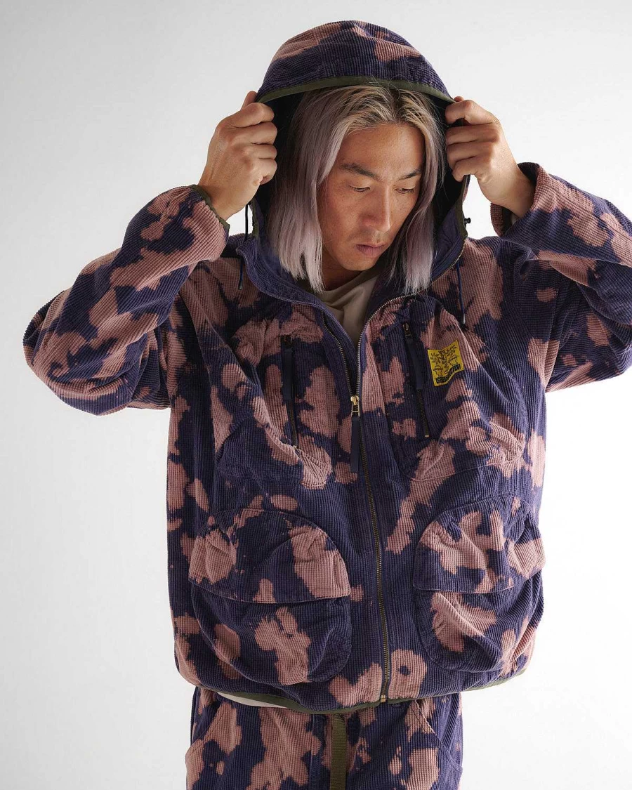 Brain Dead x Gramicci Navy Mountaineering Jacket - Outdoor Waterproof Windbreaker Coats for Men & Women