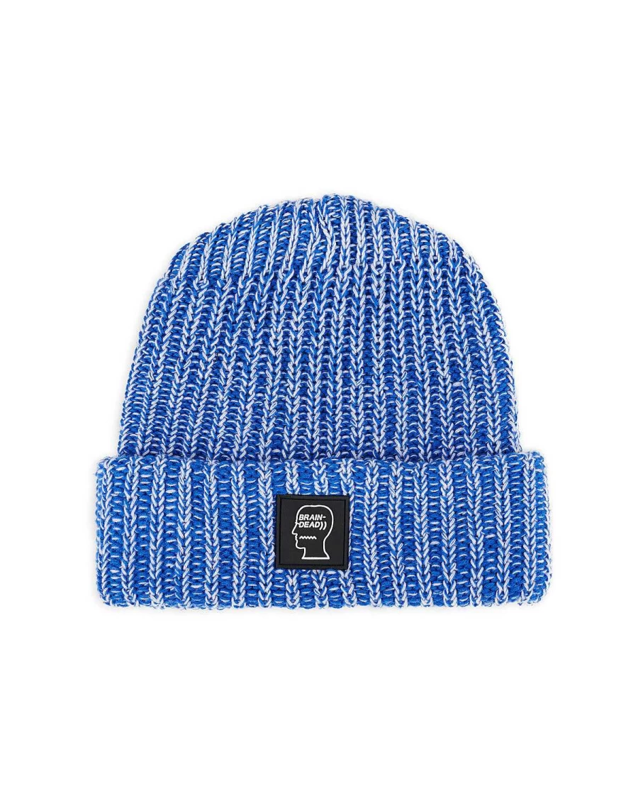 Logohead Beanie - Royal White