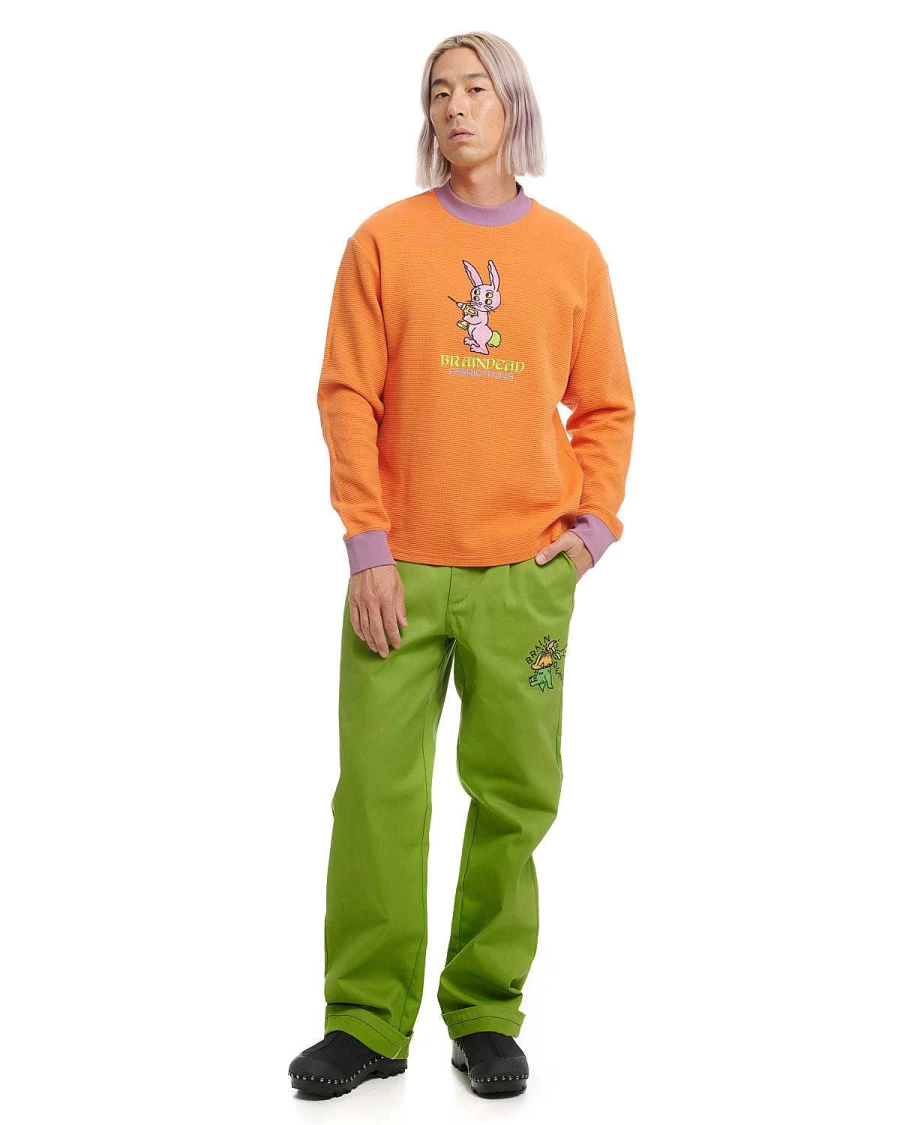 Brain Dead x Dickies 874 Garment Dyed Work Pants - Peridot Green Casual Trousers