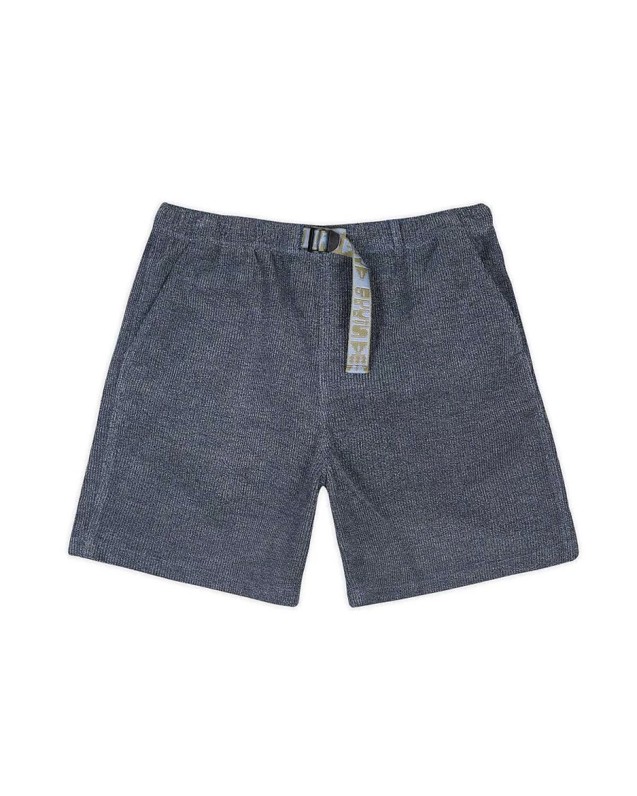 Brain Dead Indigo Slubby Cord Climbing Shorts - Relaxed Fit Streetwear Essentials