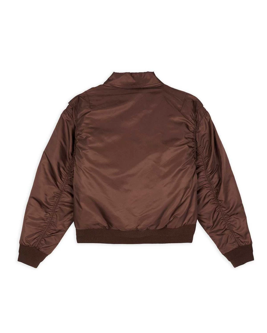 Brain Dead Nutmeg 3D Flight Bomber Jacket - Vintage Streetwear for Men & Women