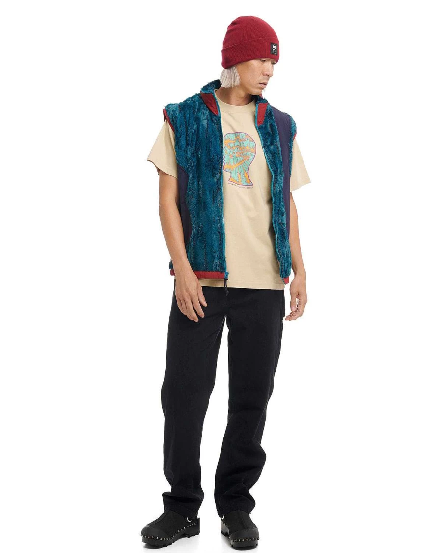 Organic Paneled Fur Vest