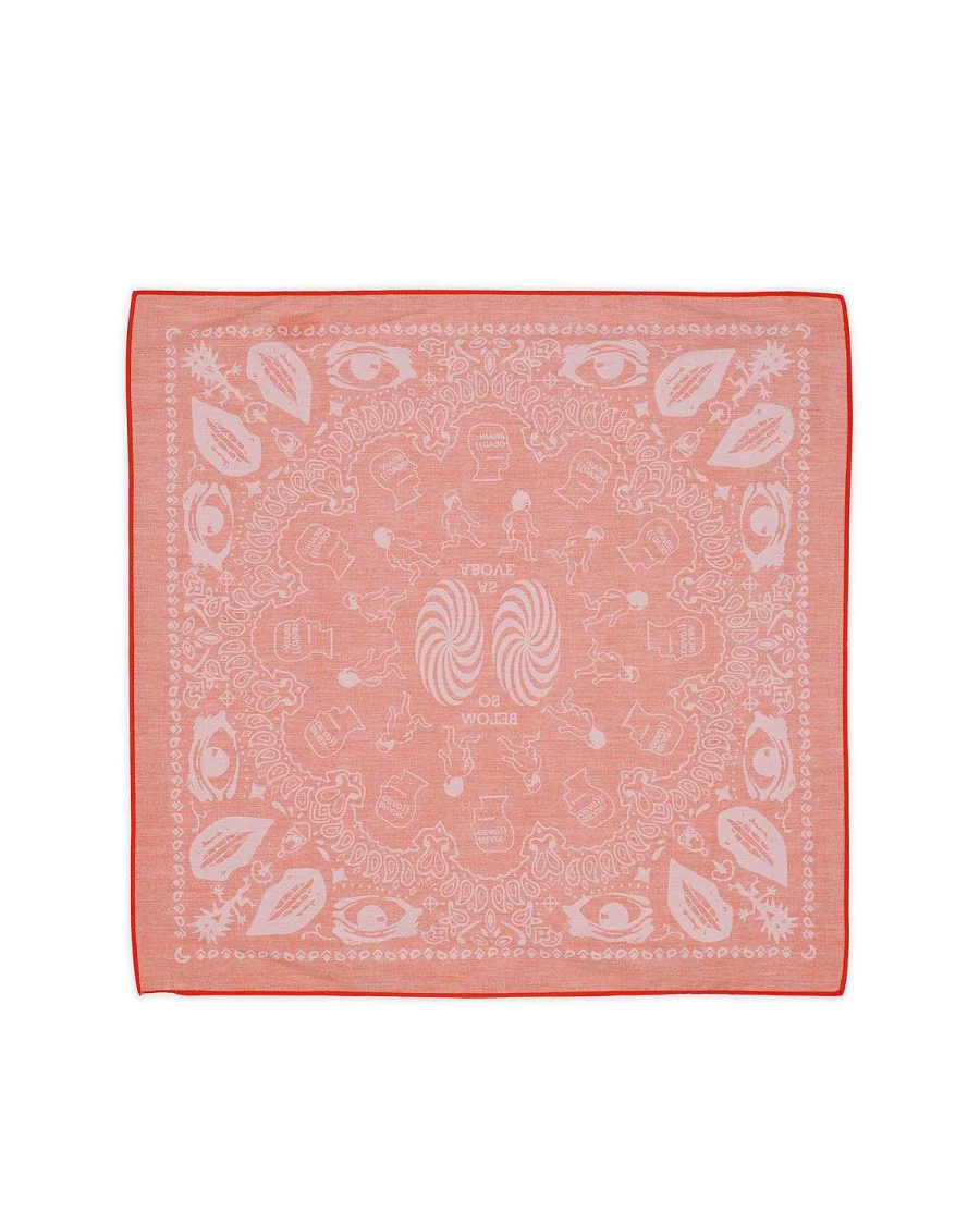 Logohead Paisley Bandana - Burgundy